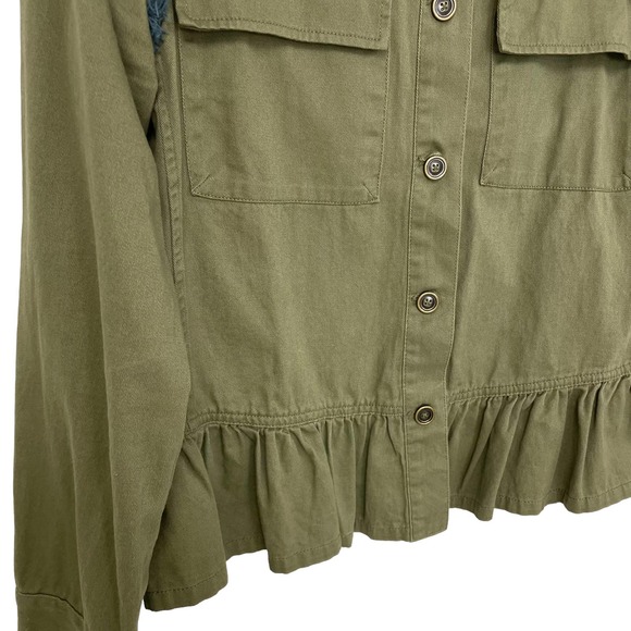 Matilda Jane Moments With You Fringe Printed Letterman Jacket Girls 16 - Picture 4 of 7